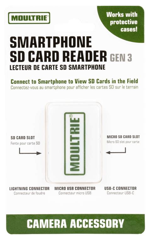 moultrie smart phone sd card reader apple & android app|moultrie card reader instructions.